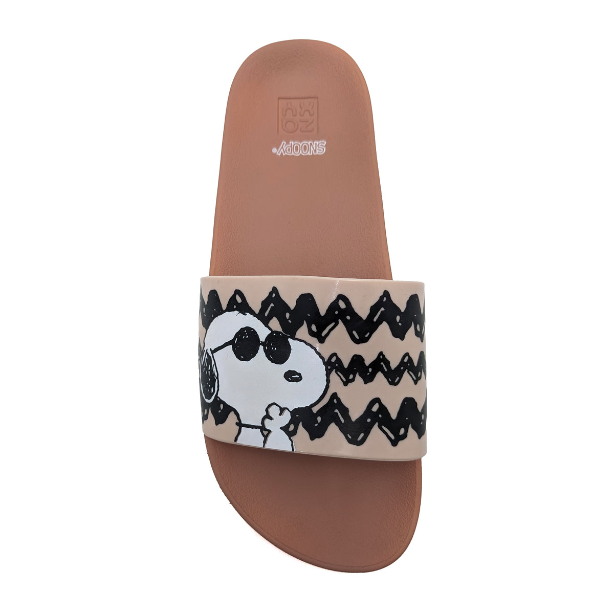 ZAXY SNOOPY SLIDE AD 17818-90059-WOMEN