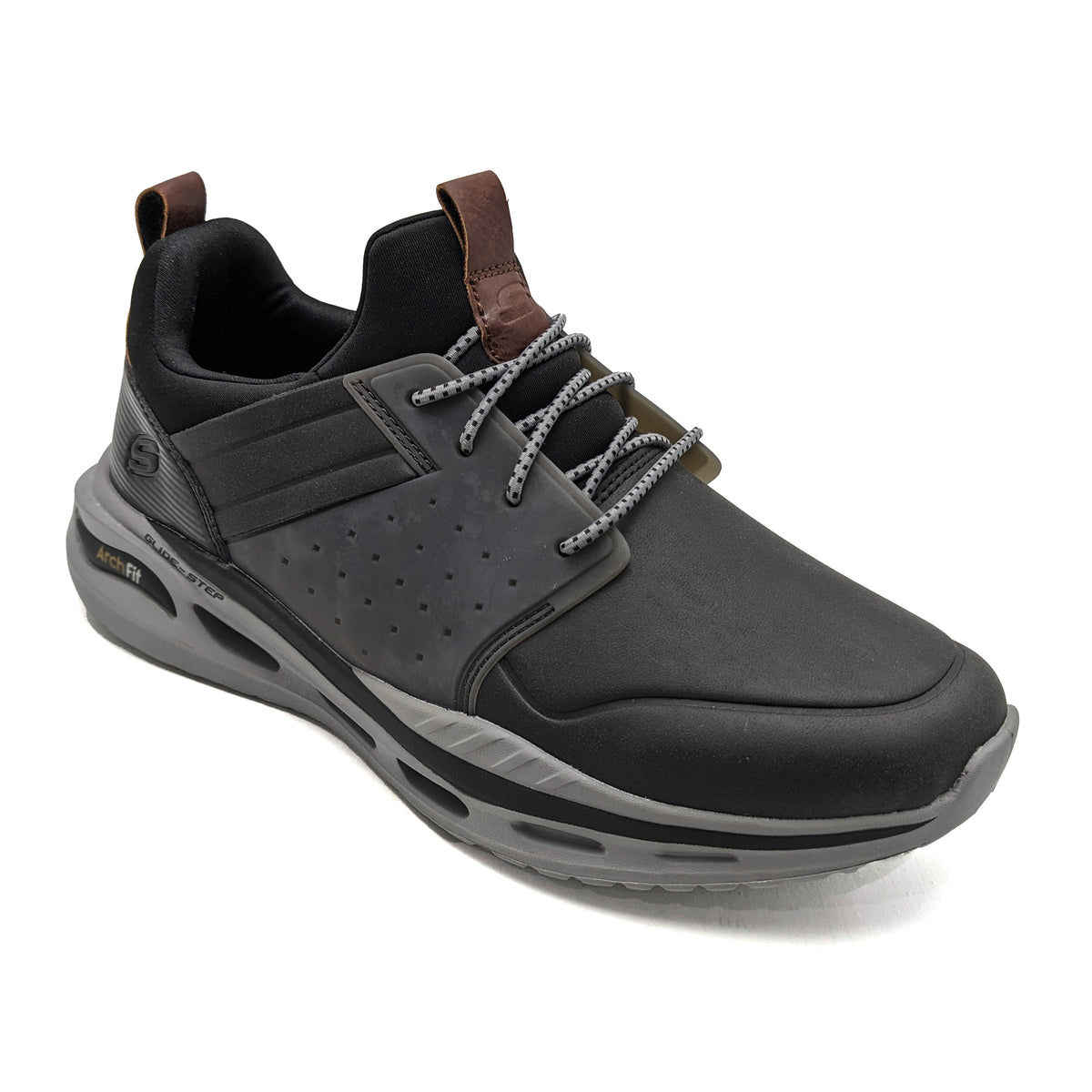 SKECHERS ARCH FIT ORVAN - POLLICK 210456-BKGY0-MEN