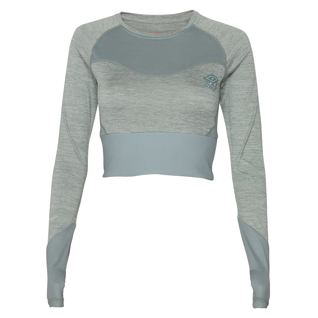 PRO TRAINING CROPPED LS TOP -66111U-LB9- WOMEN